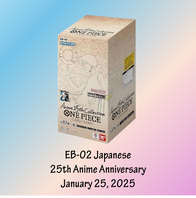 [OP JP] One Piece EB-02 - 25th Anime Anniversary - Booster Case