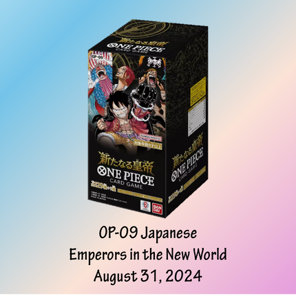 [OP JP] One Piece OP-09 - Emperors In The New World - Booster Case