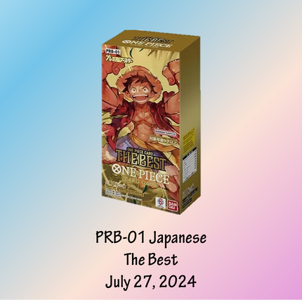 [OP JP] One Piece PRB-01 - The Best - Booster Case