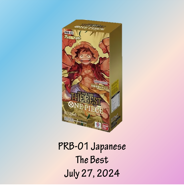 [OP JP] One Piece PRB-01 - The Best - Booster Case